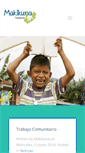 Mobile Screenshot of fundacionmakikuna.org